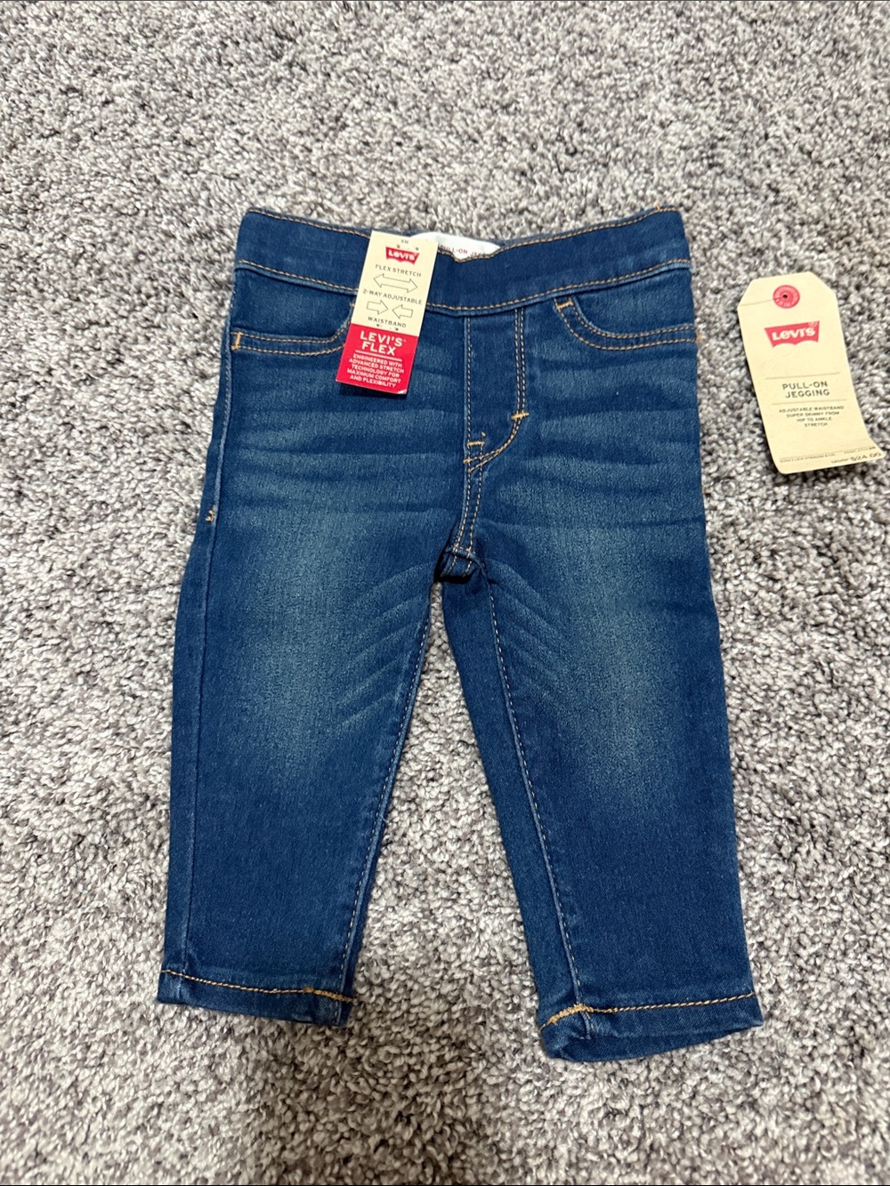 Levi's Toddler Dark Blue Pull-On Jeggings